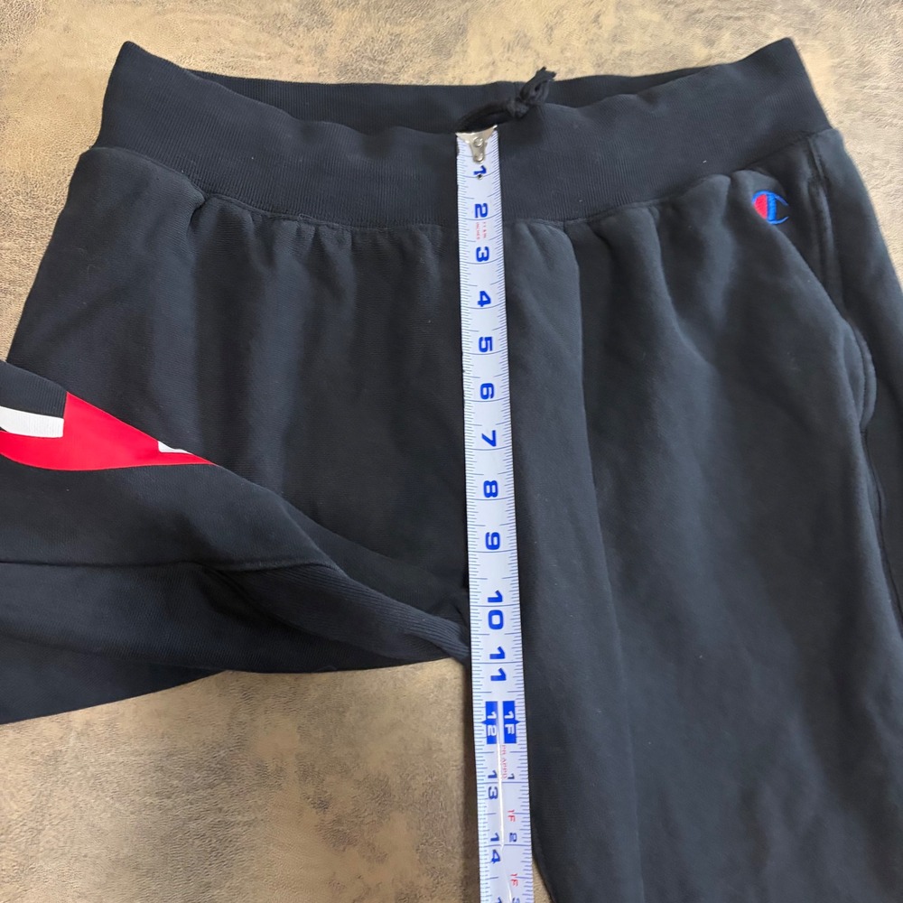 Champion Sweatpants Mens Large Black Coca-Cola Reverse Weave Joggers Graphic - Picture 7 of 12